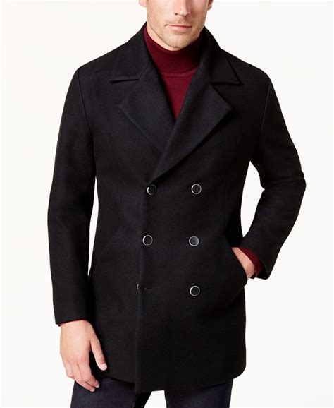 macys mens peacoat